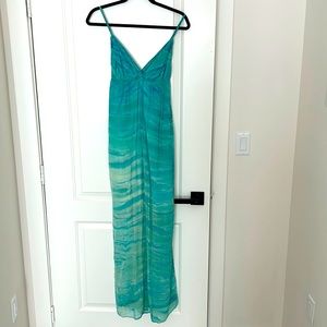 Silk Tie Dye Maxi Dress